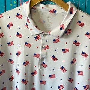 ⛳️Caddy Cart. XLT. Golf shirt. M126